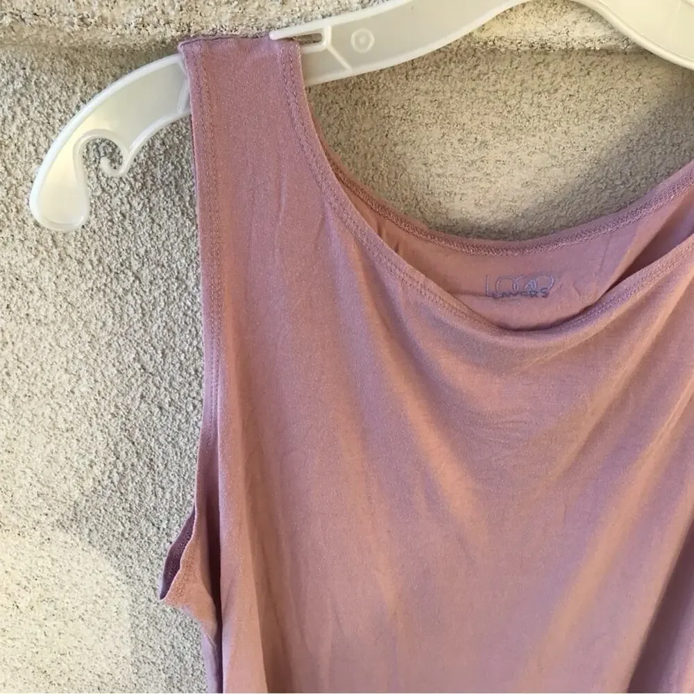 Layers Dress by Lori Goldstein SzXL Dusty Rose